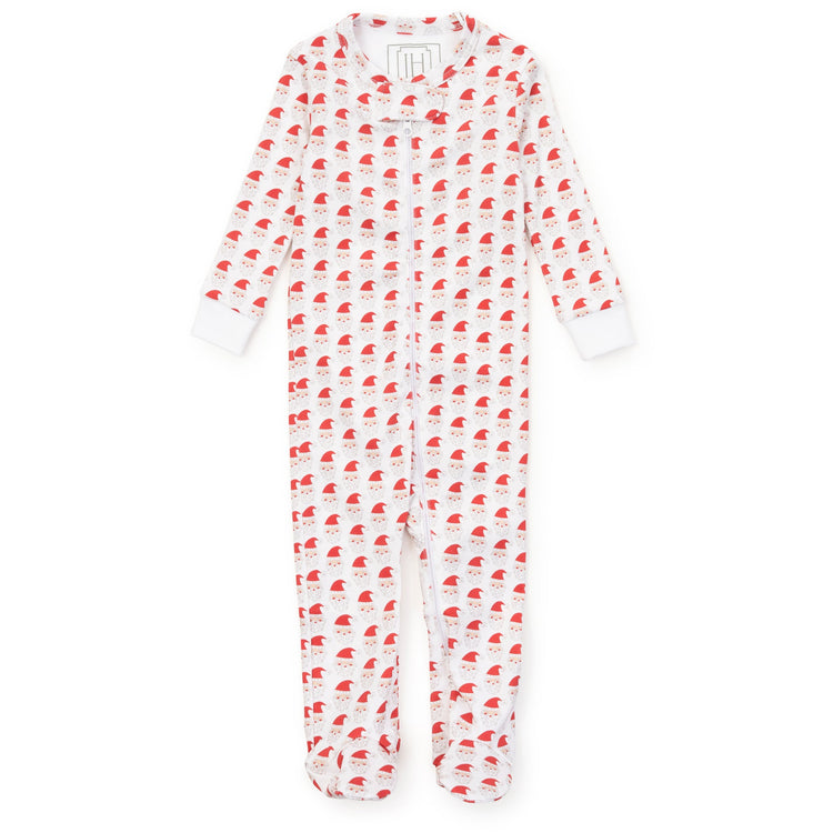 Parker Zipper Pajama - Whimsical Santa