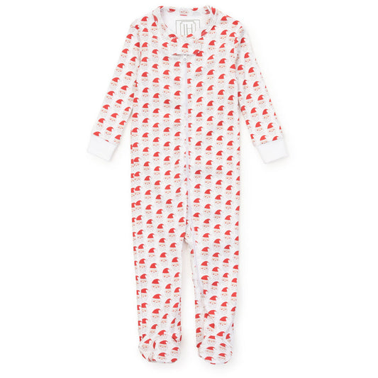 Parker Zipper Pajama - Whimsical Santa