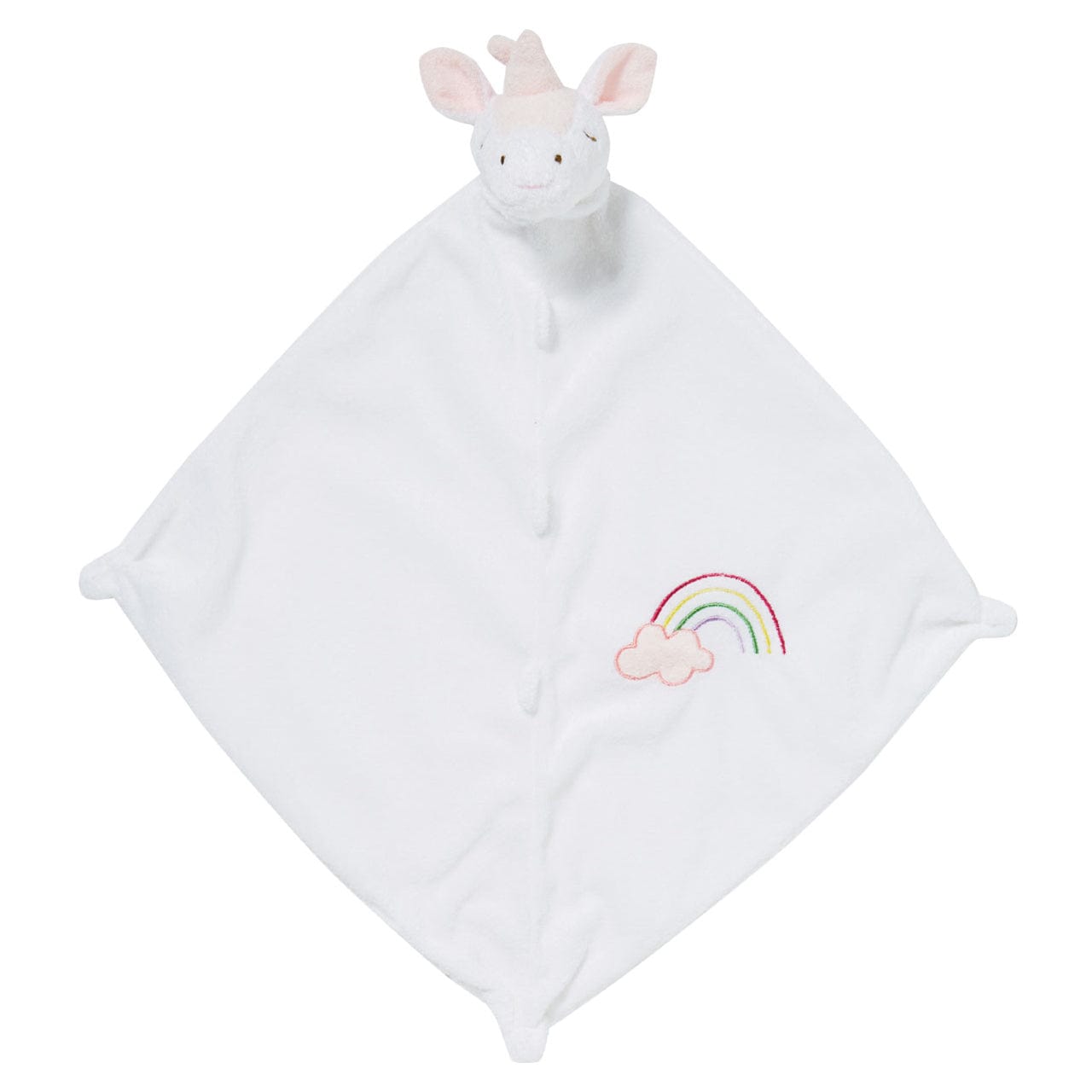 White Unicorn Blankie Lovie