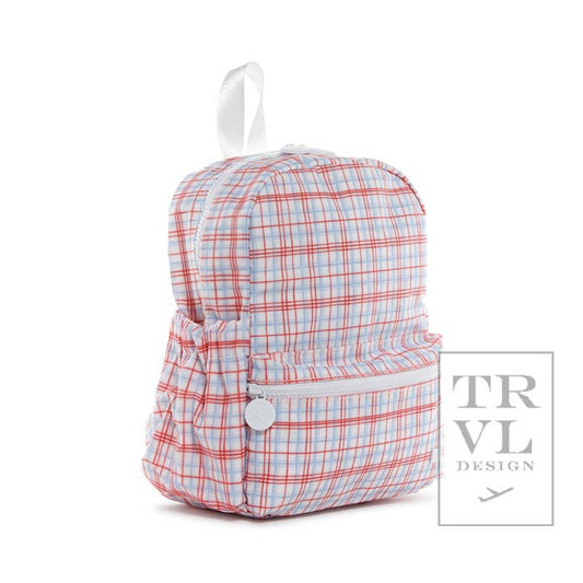 Mini Backpacker - Classic Red Plaid