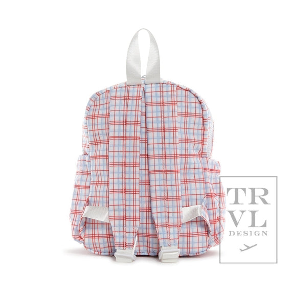 Mini Backpacker - Classic Red Plaid