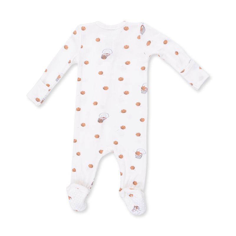 Mini Basketballs, 2 Way Zipper Footie