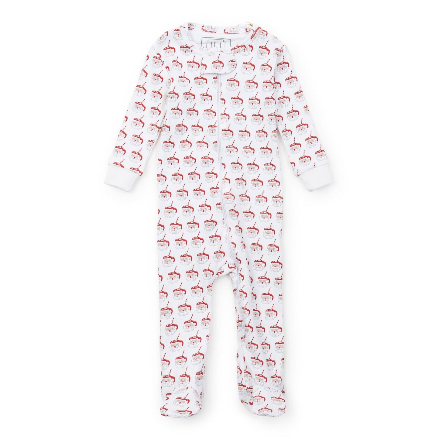 Parker Zipper Pajama - Hot Cocoa Santa