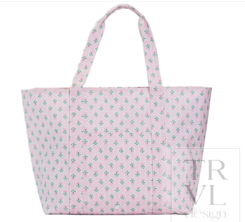 Jumbo Tote, Petite Fleur Pink