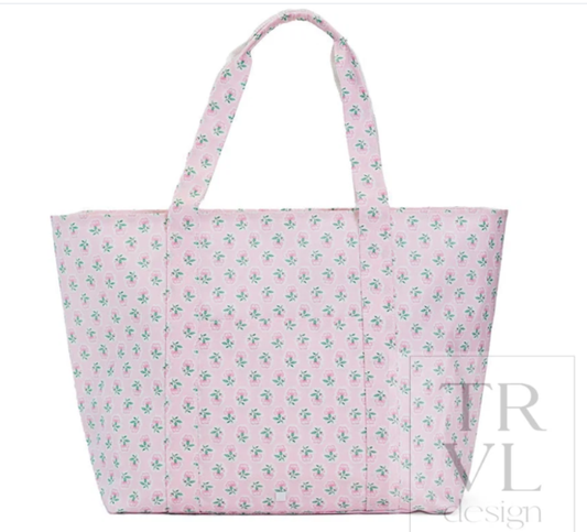 Jumbo Tote, Petite Fleur Pink