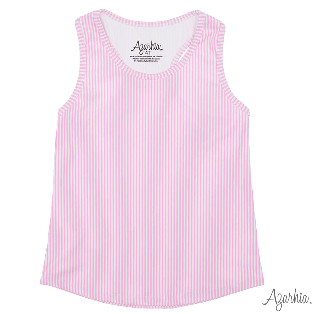 Pink Striped Tank