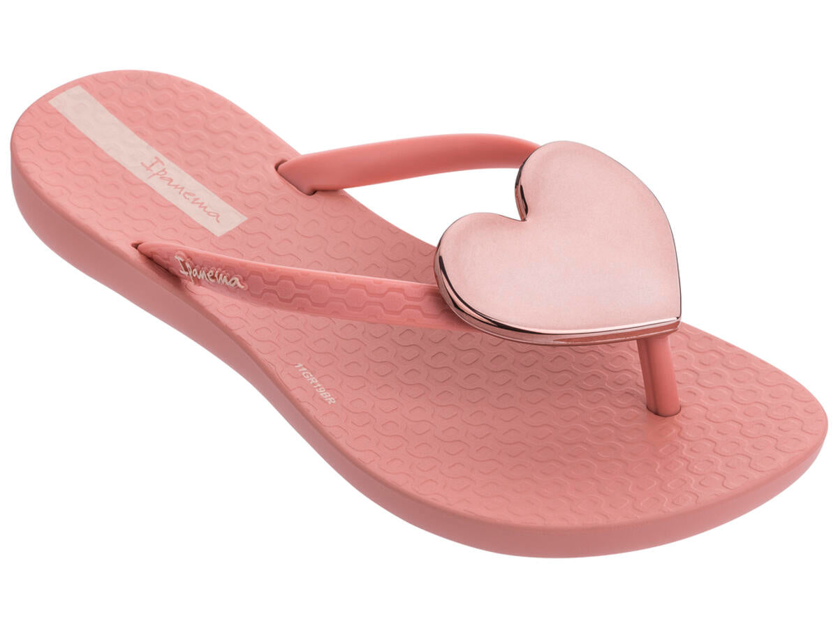Wave Heart Flip Flops