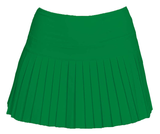 Mini Pleated Skort, Kelly Green