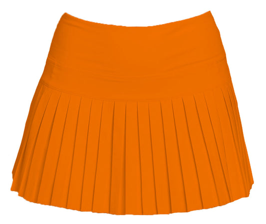 Mini Pleated Skort, Orange