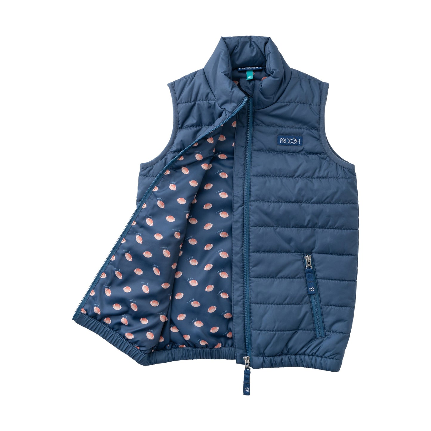 Puffer Vest, Dark Denim Blue