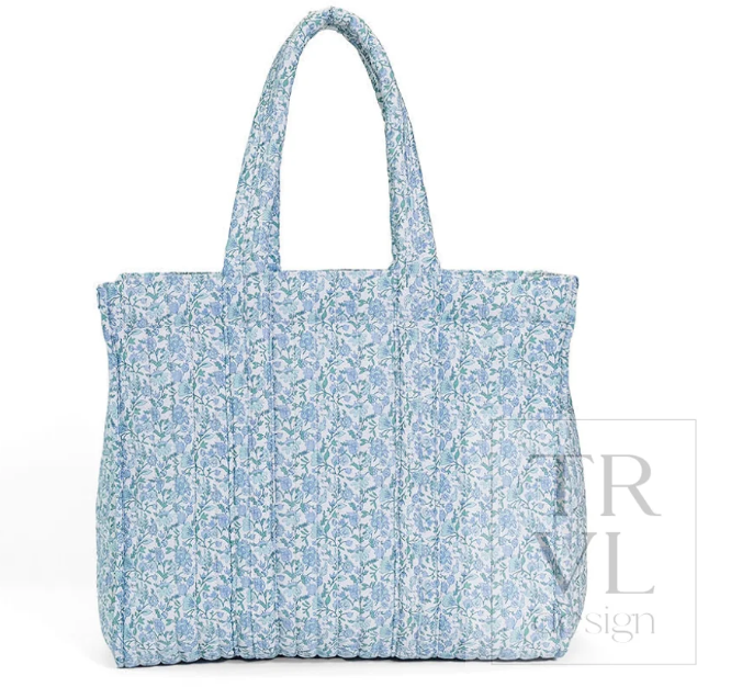 Quilted Go Go Tote, Hamptons Floral