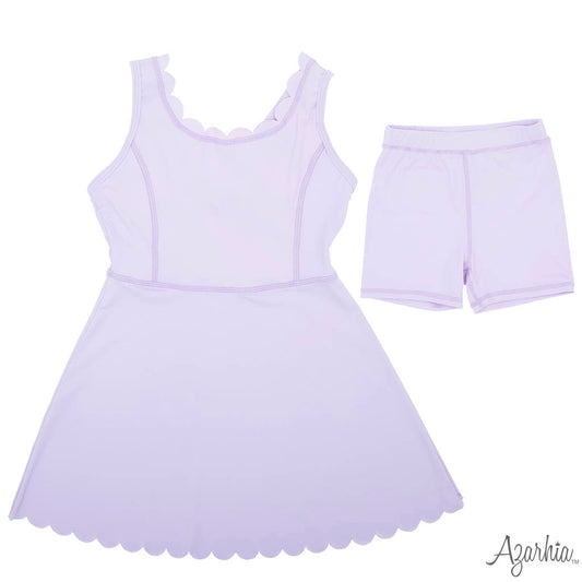 Scallop Dress, Lavender