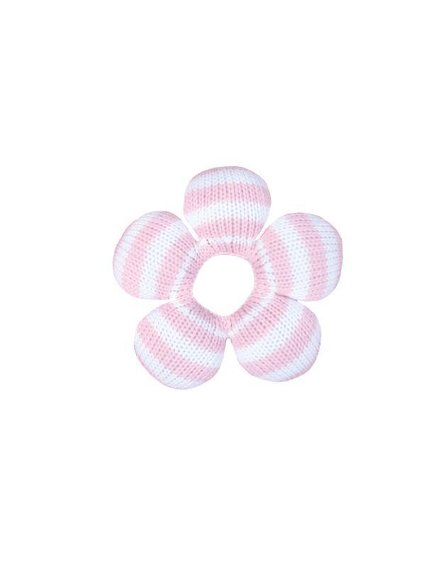 Star Knit Rattle, Pink