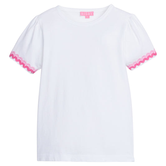 Ric Rac Tee, Pink