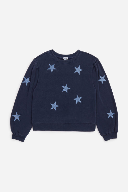 Navy Stars Sweatshirt