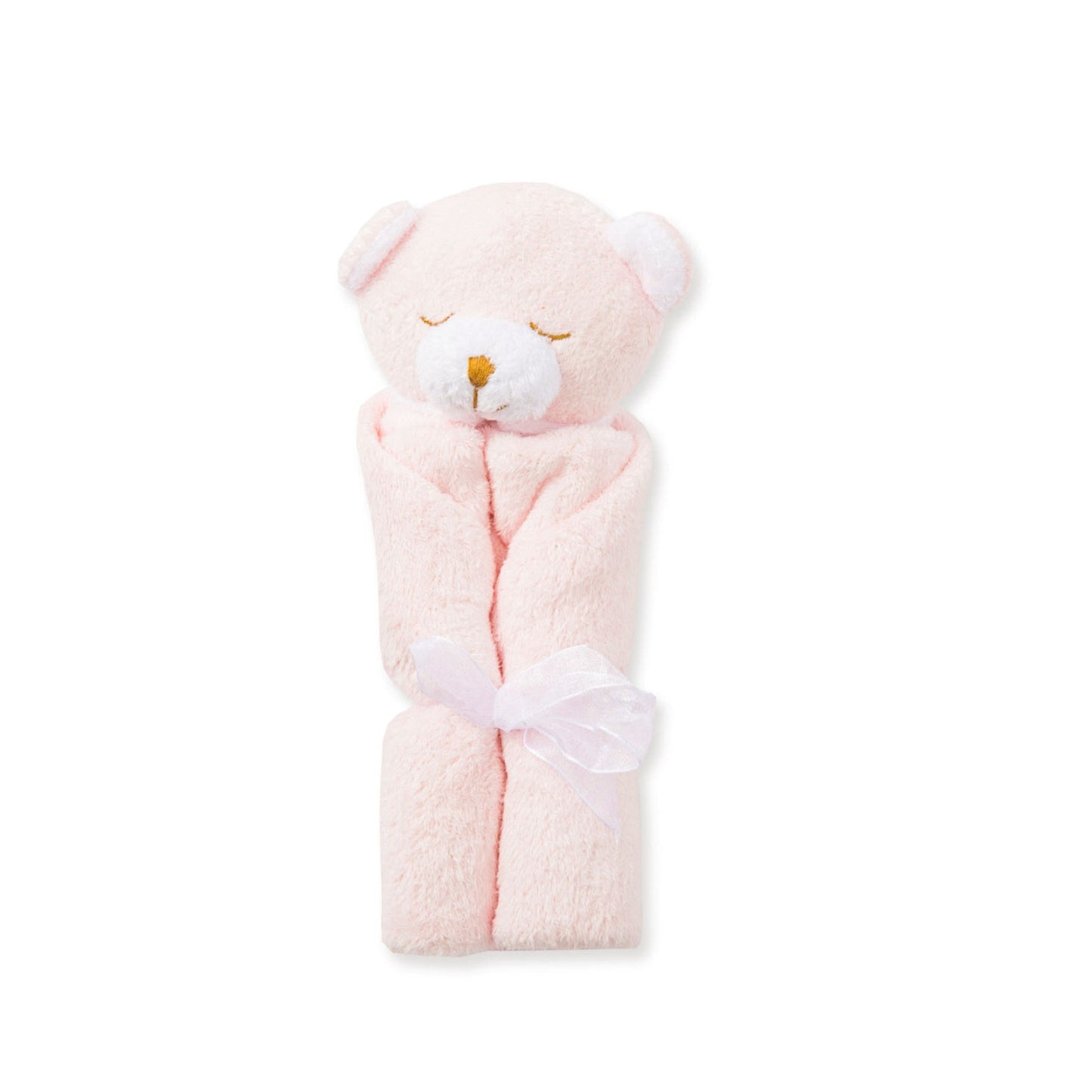 Pink Bear Blankie Lovie