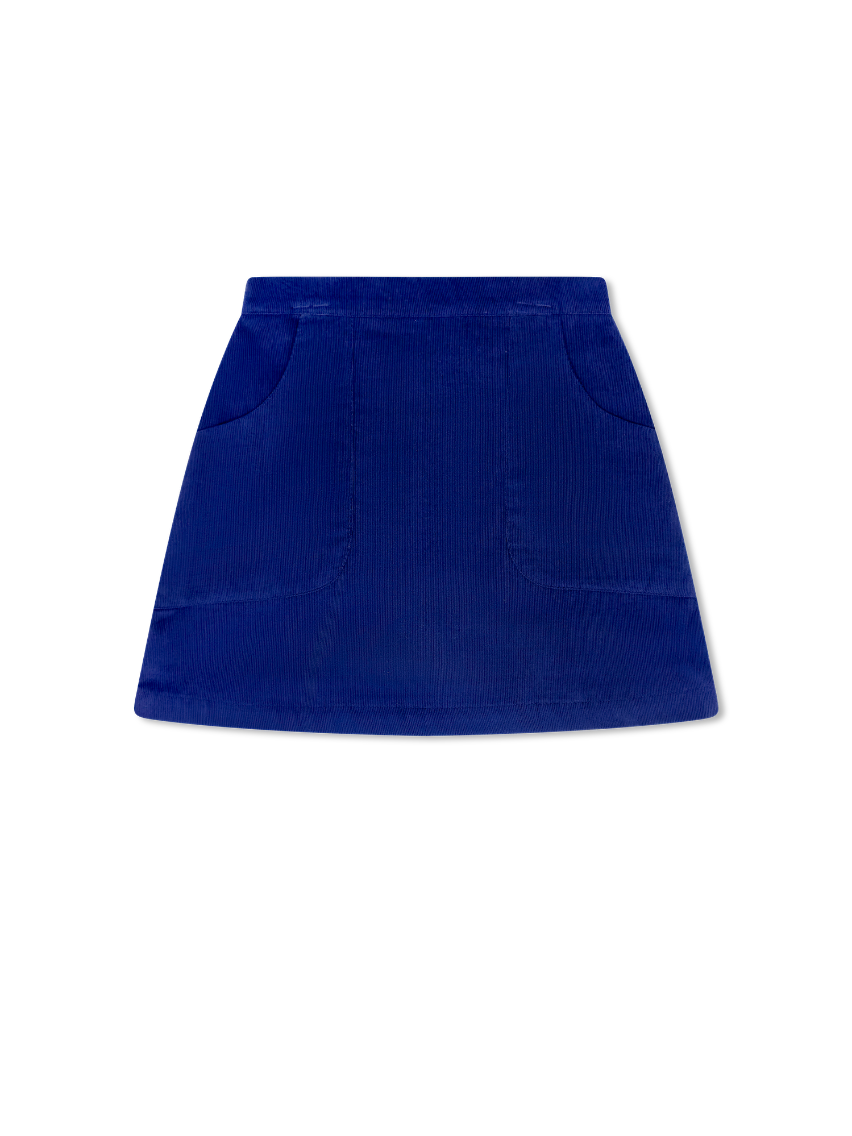 Kristen Skirt, Norwood Navy Corduroy