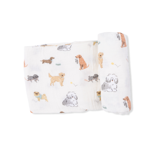 Swaddle Blanket, Awesome Dogs