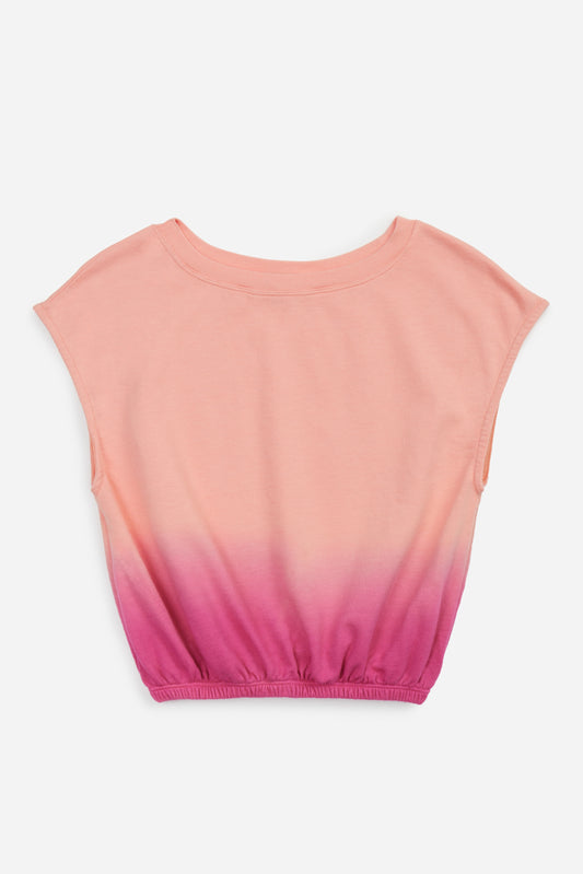 Cotton Candy Dip Dye Tee