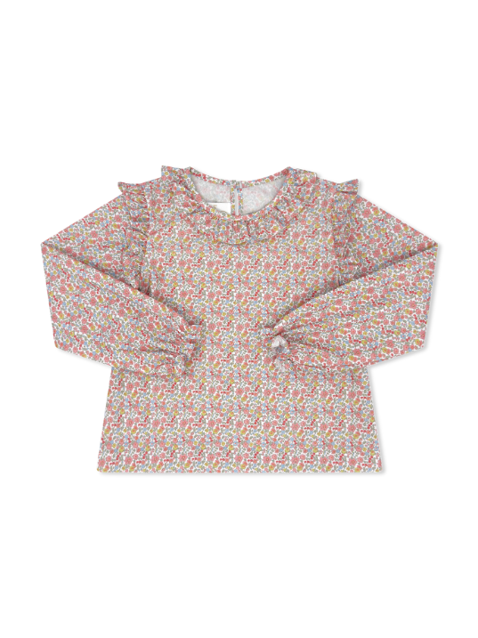 Evelyn Blouse Long Sleeve, Autumn Garden