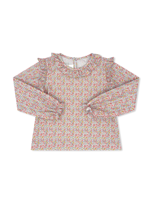 Evelyn Blouse Long Sleeve, Autumn Garden
