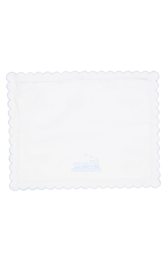 Scallop Baby Pillowcase, Trains