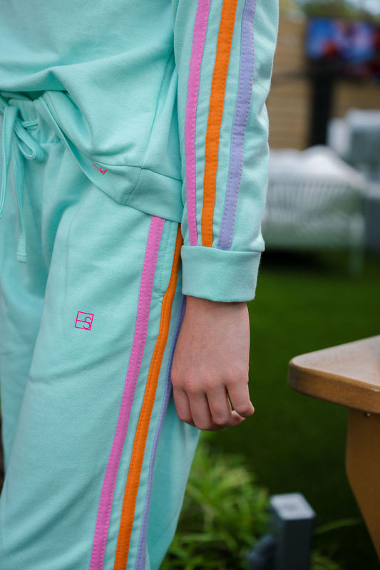 Savannah Jogger Set, Totally Turquoise