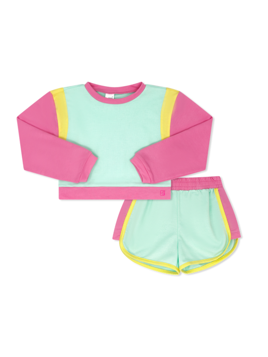 Ellie Everyday, Cool Mint with Yellow Sunshine