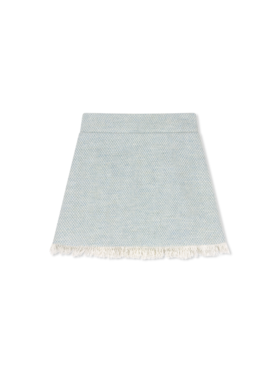 Kensington Fringe Skirt, River Tweed