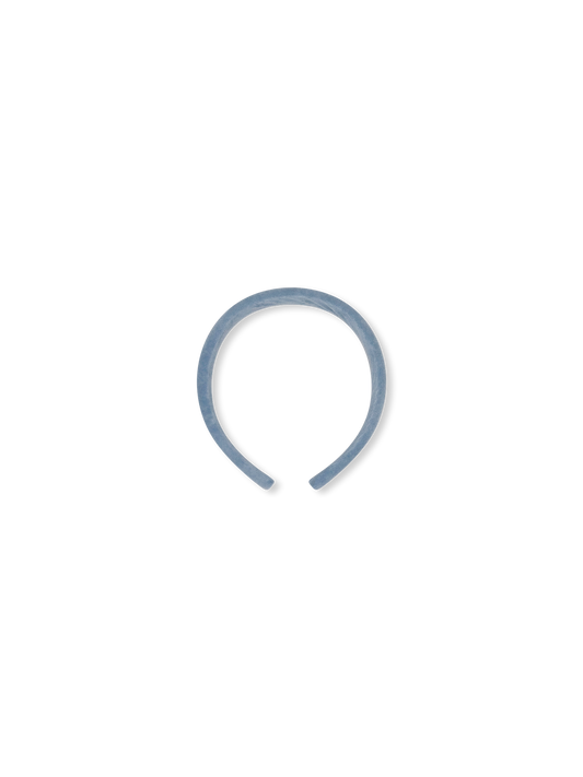 Hannah Velvet Headband, Blue