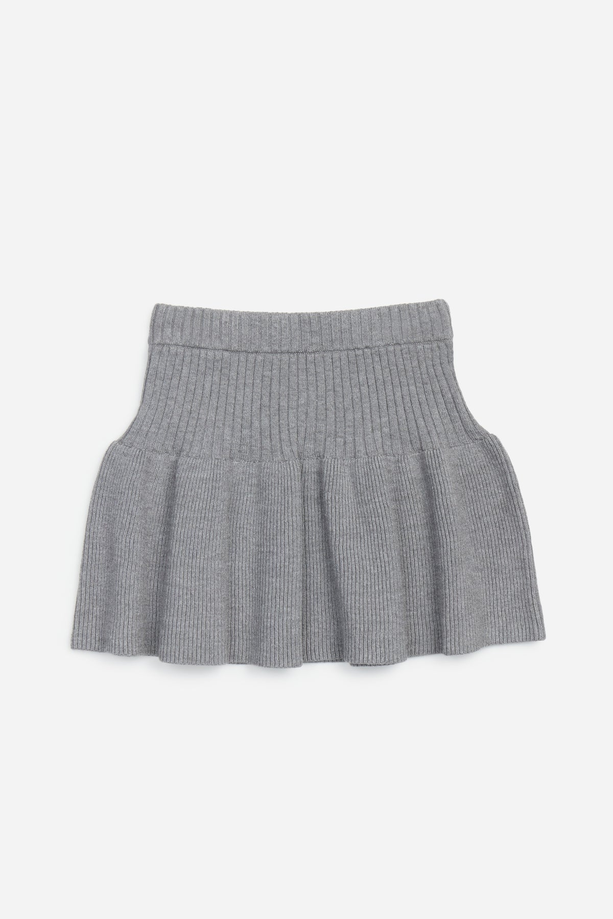 Georgina Sweater Skirt - Heather Grey