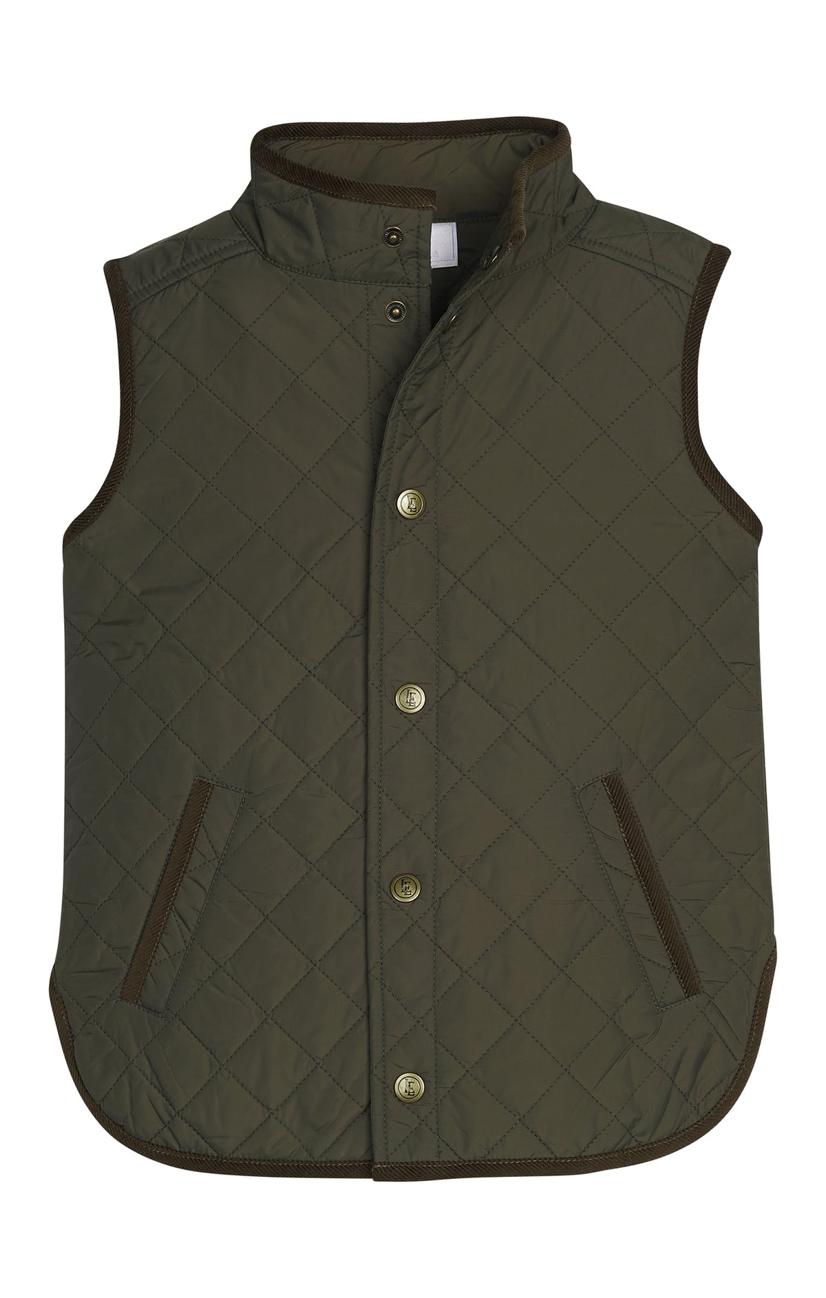 Classic Quilted Vest, Olive