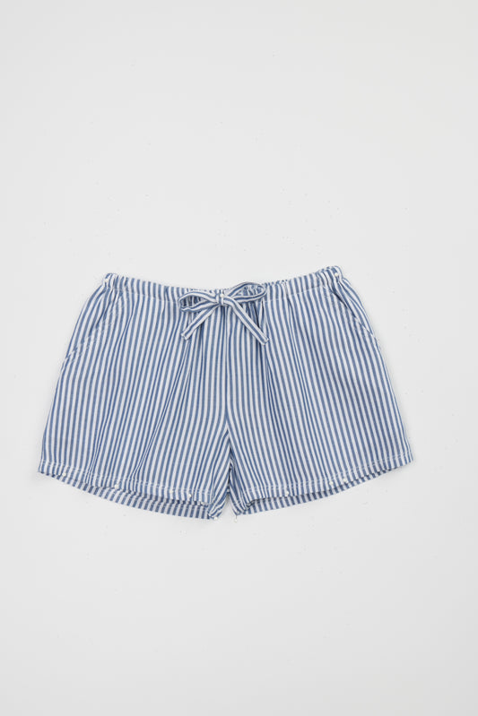 Sienna Navy and White Stripe Shorts