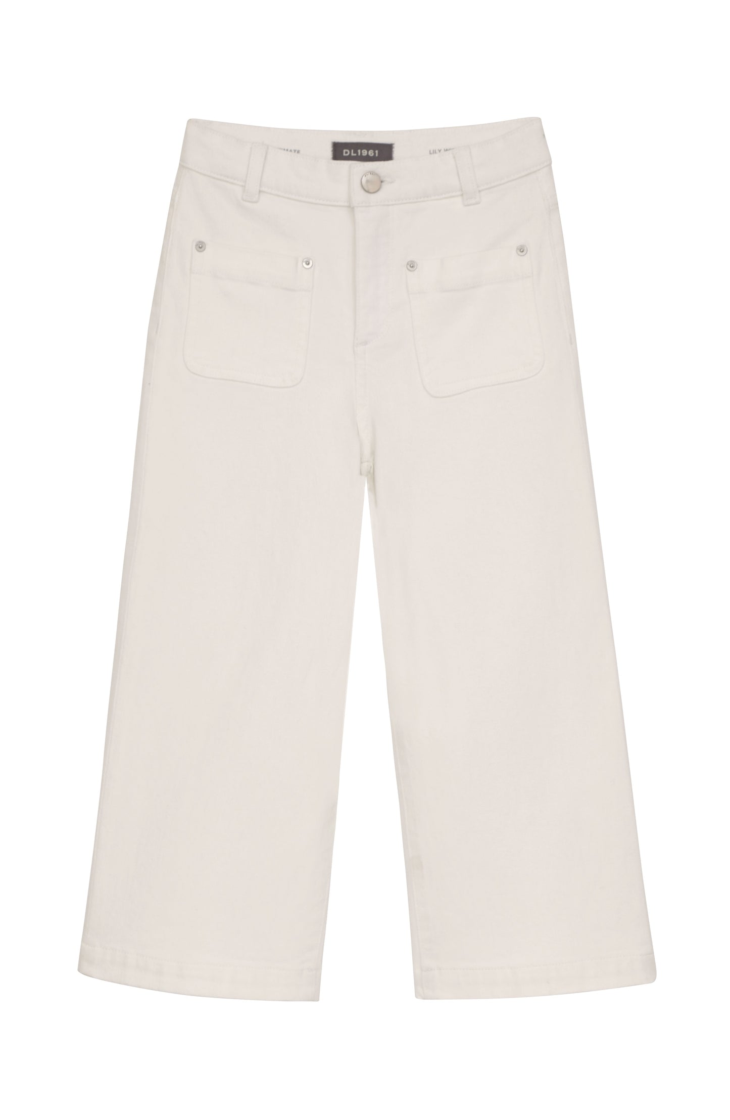 Lily Wide Leg Jean, White Tide