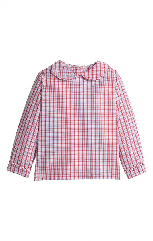 Peter Pan Shirt, Hartford Plaid