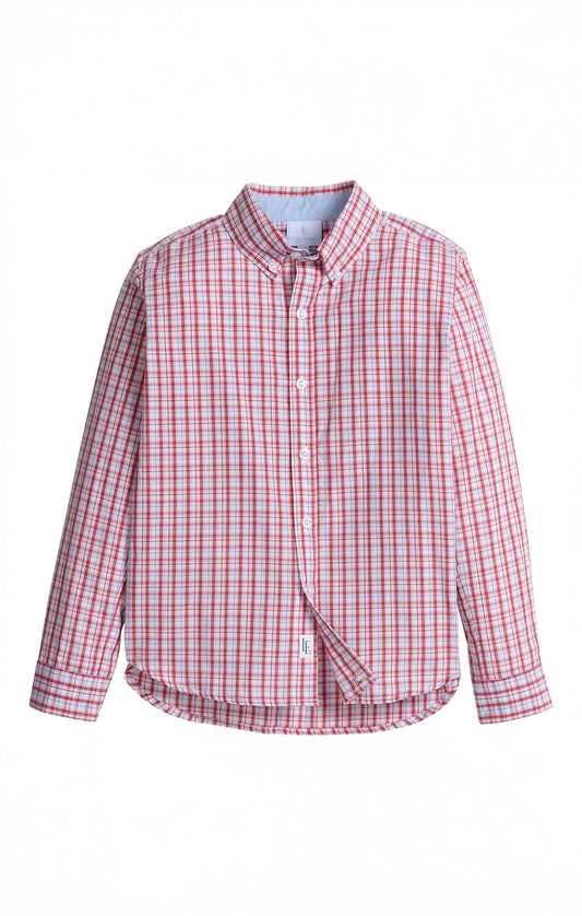 Button Down Shirt, Hartford Plaid