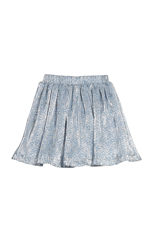 Circle Skort, Blue Crinkle Stars