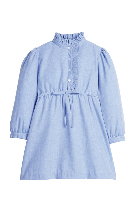 Ruffled Shirt Dress, Alaskan Flannel