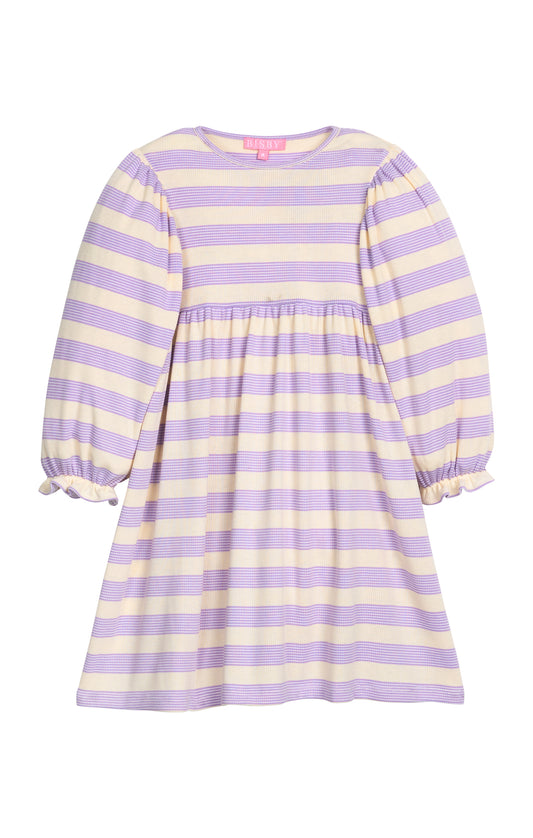 Rugby Dress, Lavender Multi Stripe