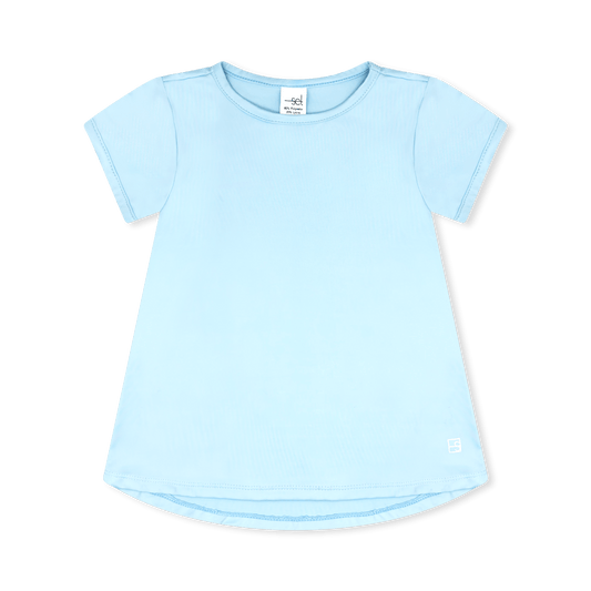 Bridget Basic Tee, Cotton Candy Blue