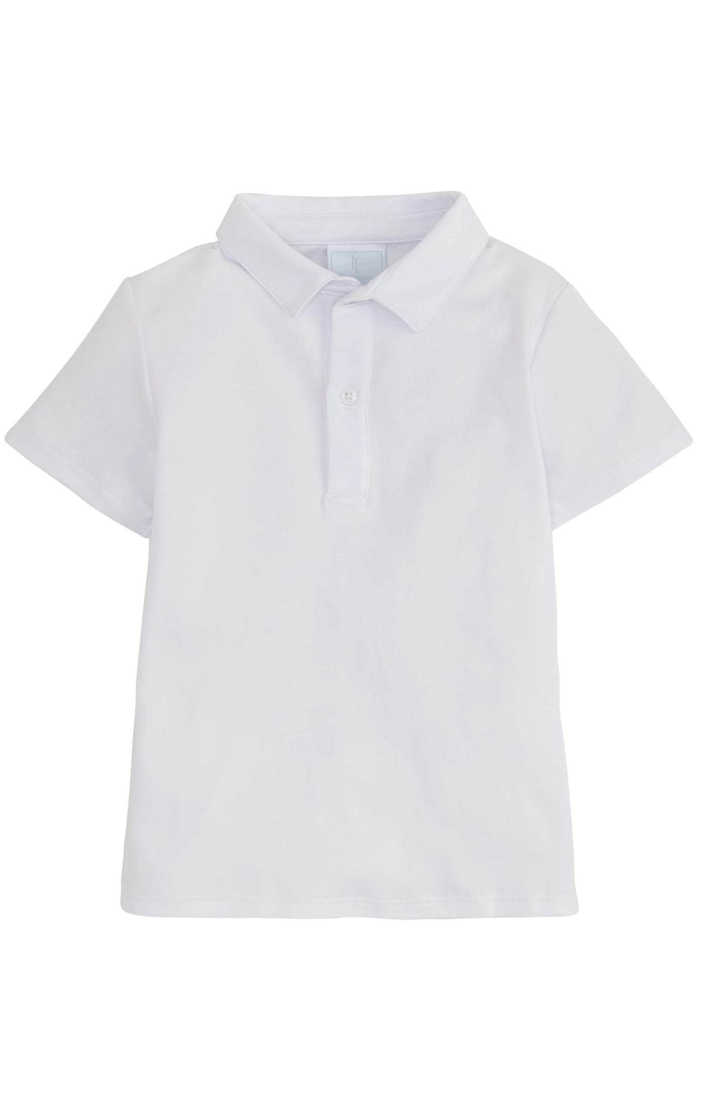 White Short Sleeve Polo