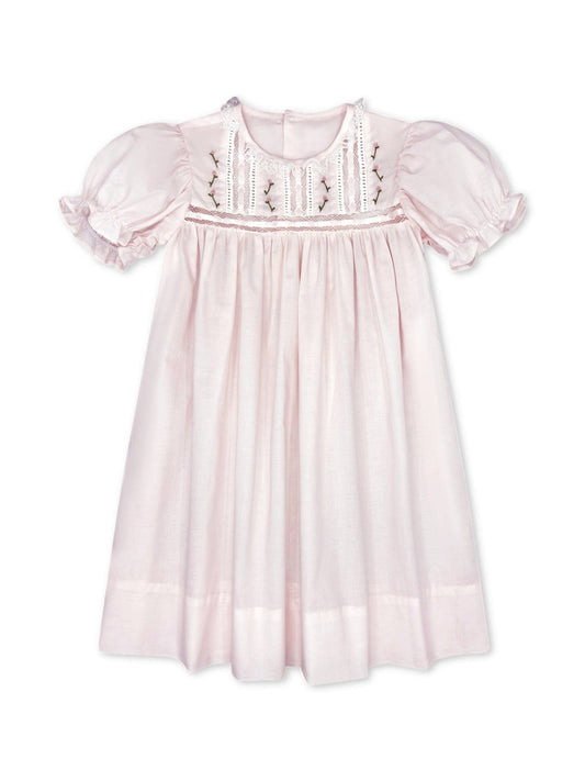 Elizabeth Dress - Pink Batiste