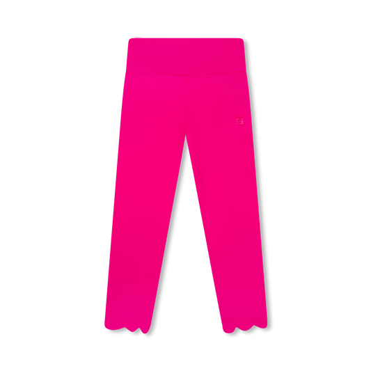 Sadie Scallop Legging, Power Pink