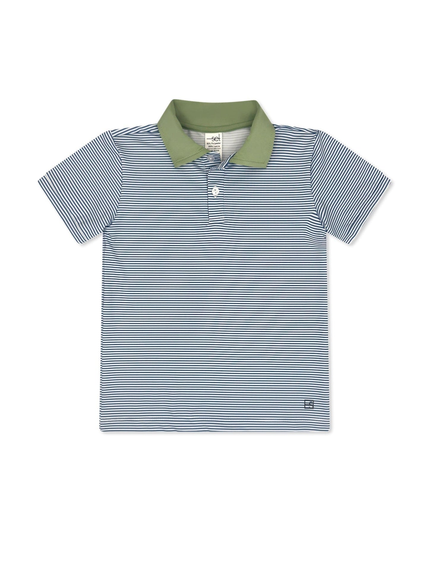 Parker Polo, Baton Rouge Blue MiniStripe