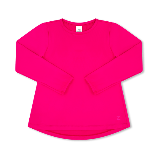 Bridget Basic Long Sleeve, Power Pink