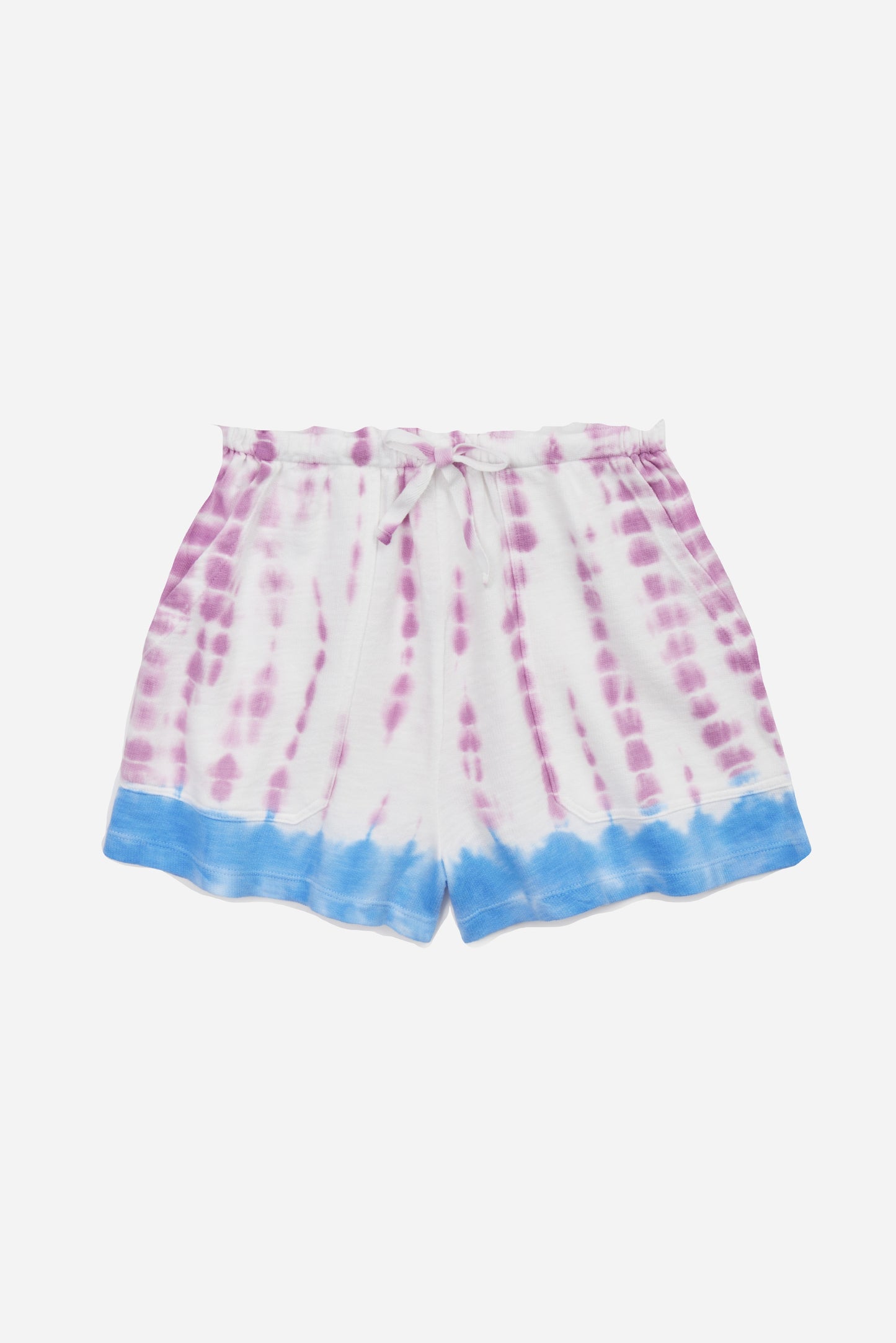 Capri Tie Dye Pink Flower Short