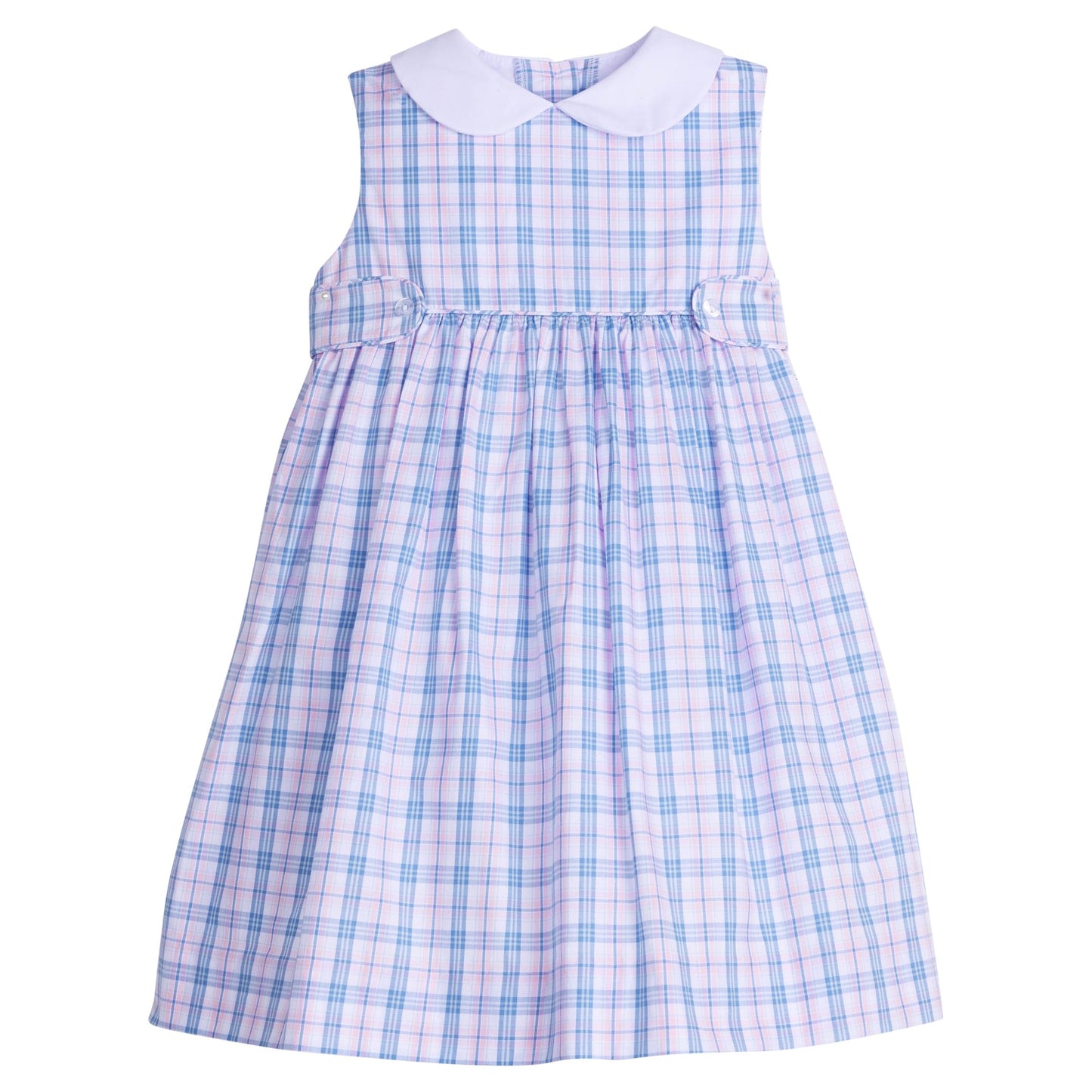 Albany Plaid Button Tab Nantucket Dress