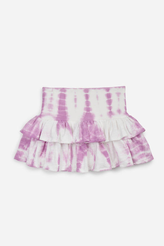 Capri Tie Dye Ruffle Skirt