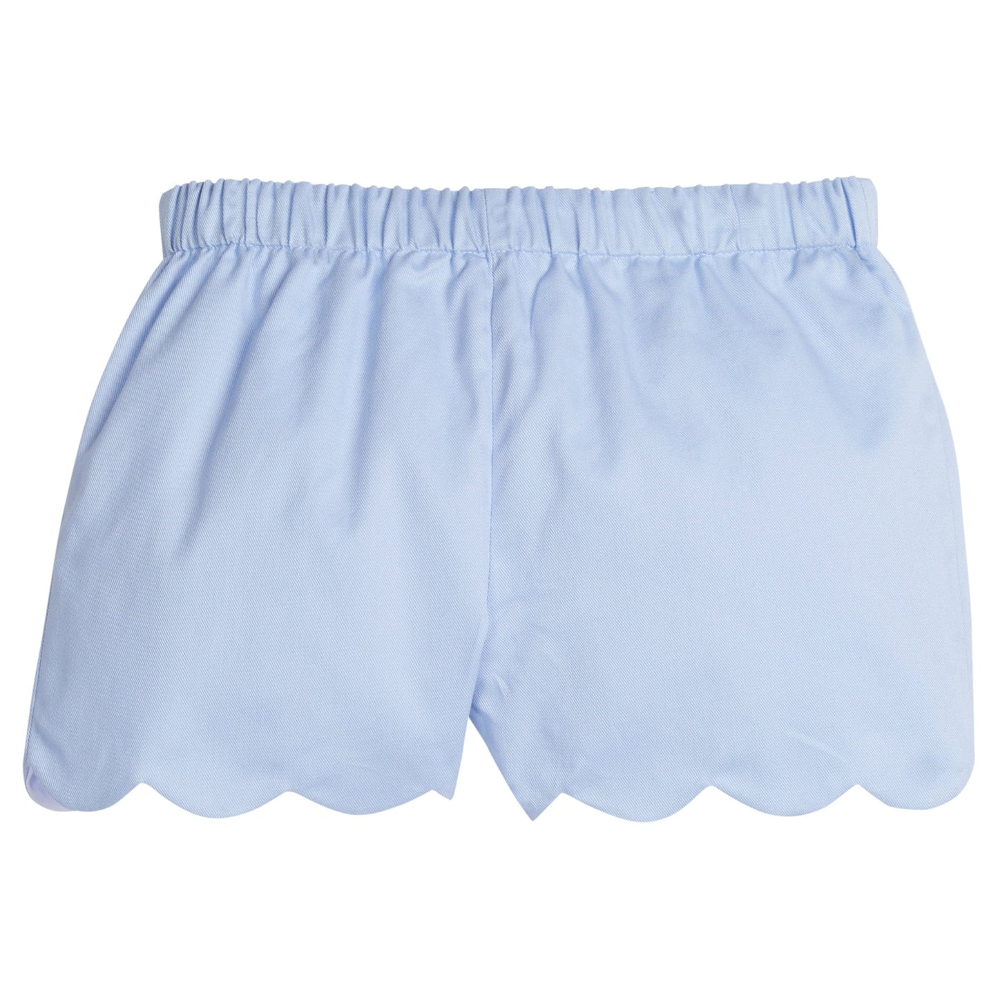 Breeze Blue Twill Scallop Short