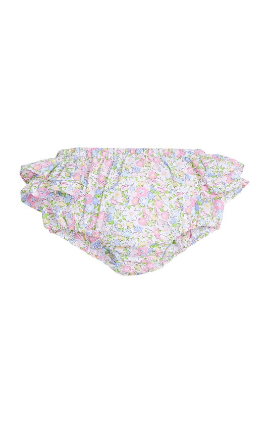 Ruffled Diaper Cover - Cheekwood Floral